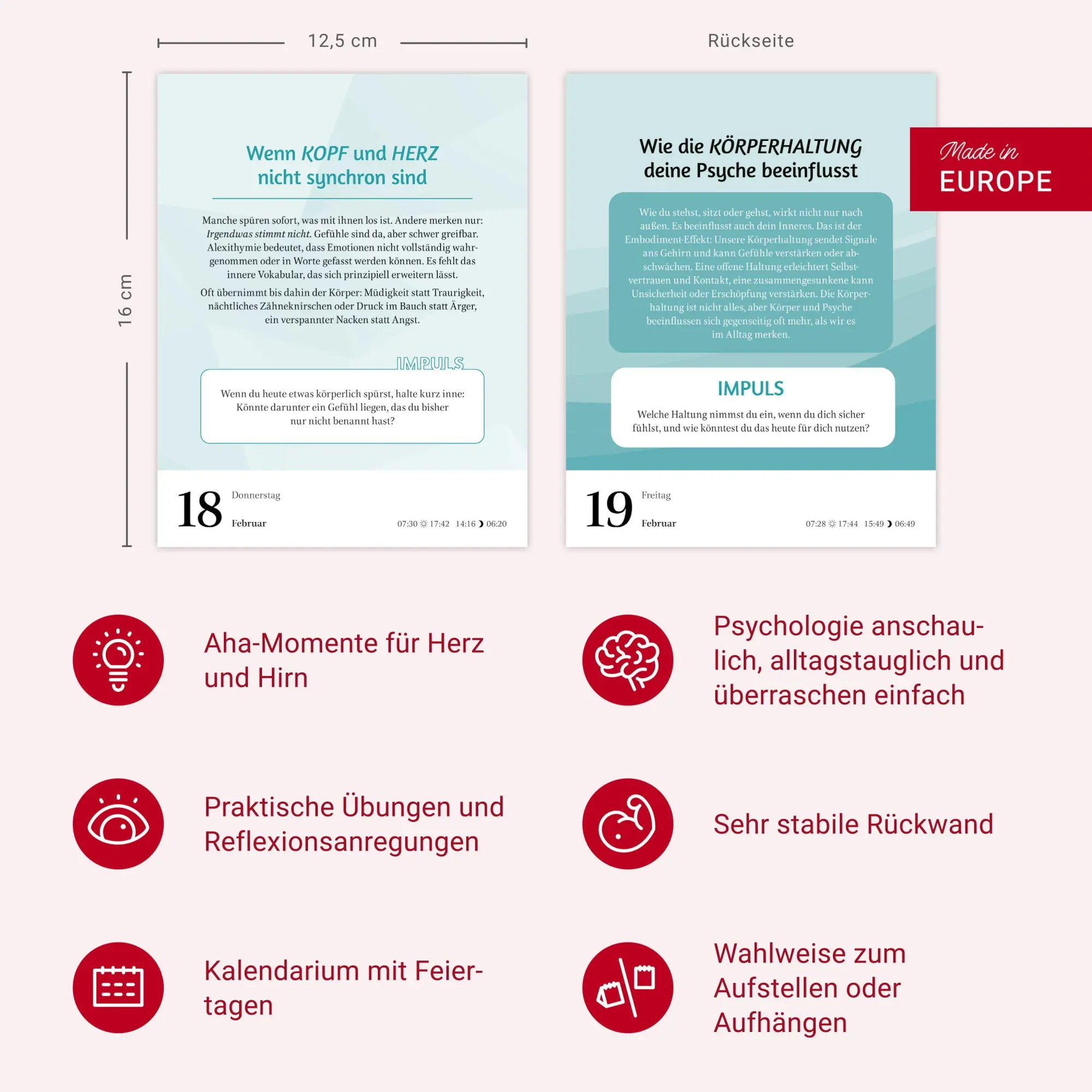 Bild: 9783840040542 | Der Psychologie-Kalender Tagesabreißkalender 2027 - Endlich wissen,...