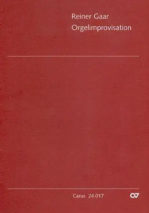 Cover: 9783899480542 | Orgelimprovisation | Lehrplan und Arbeitshilfen | Reiner Gaar | Buch