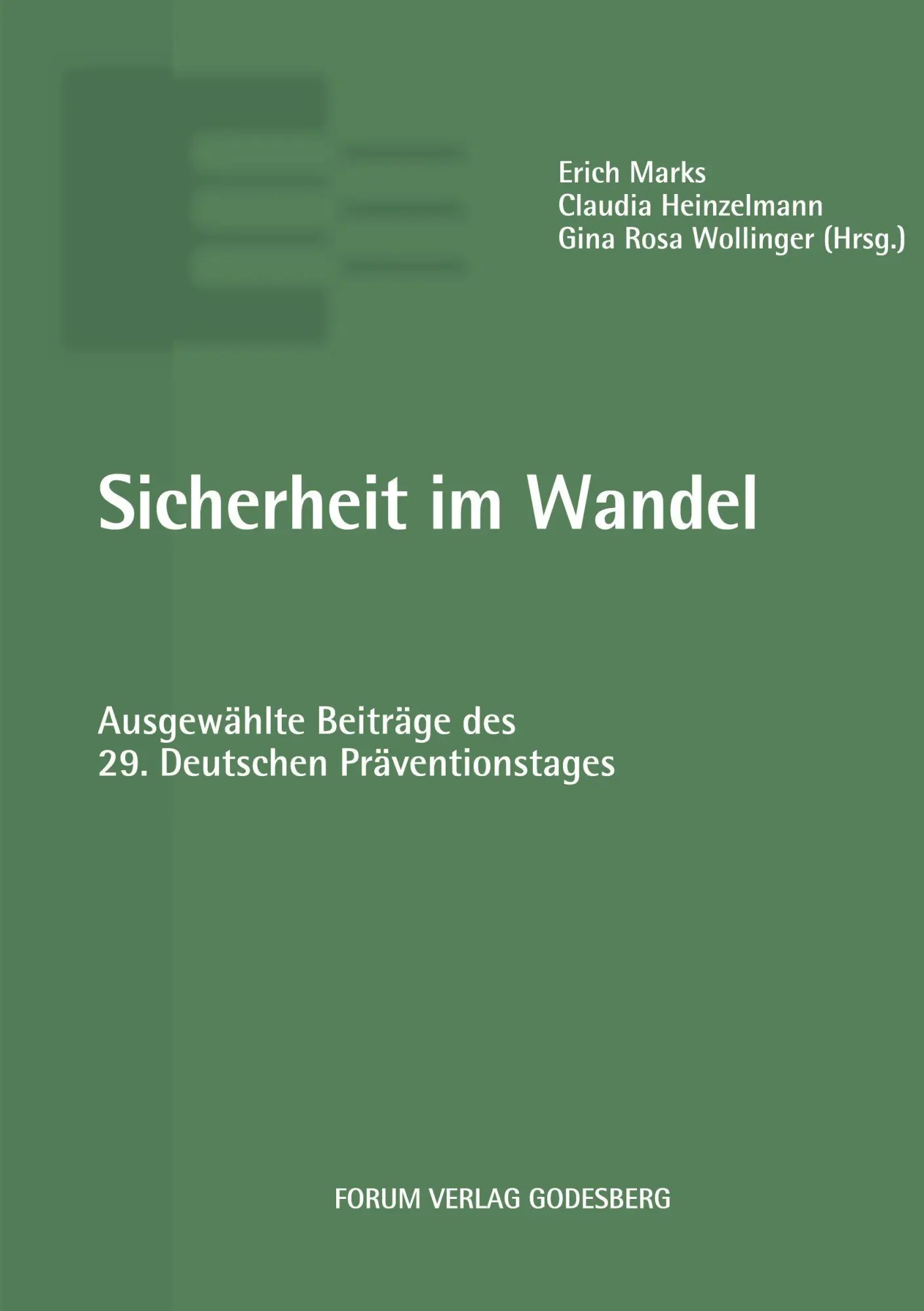 Cover: 9783964100542 | Sicherheit im Wandel | Erich Marks (u. a.) | Taschenbuch | Deutsch