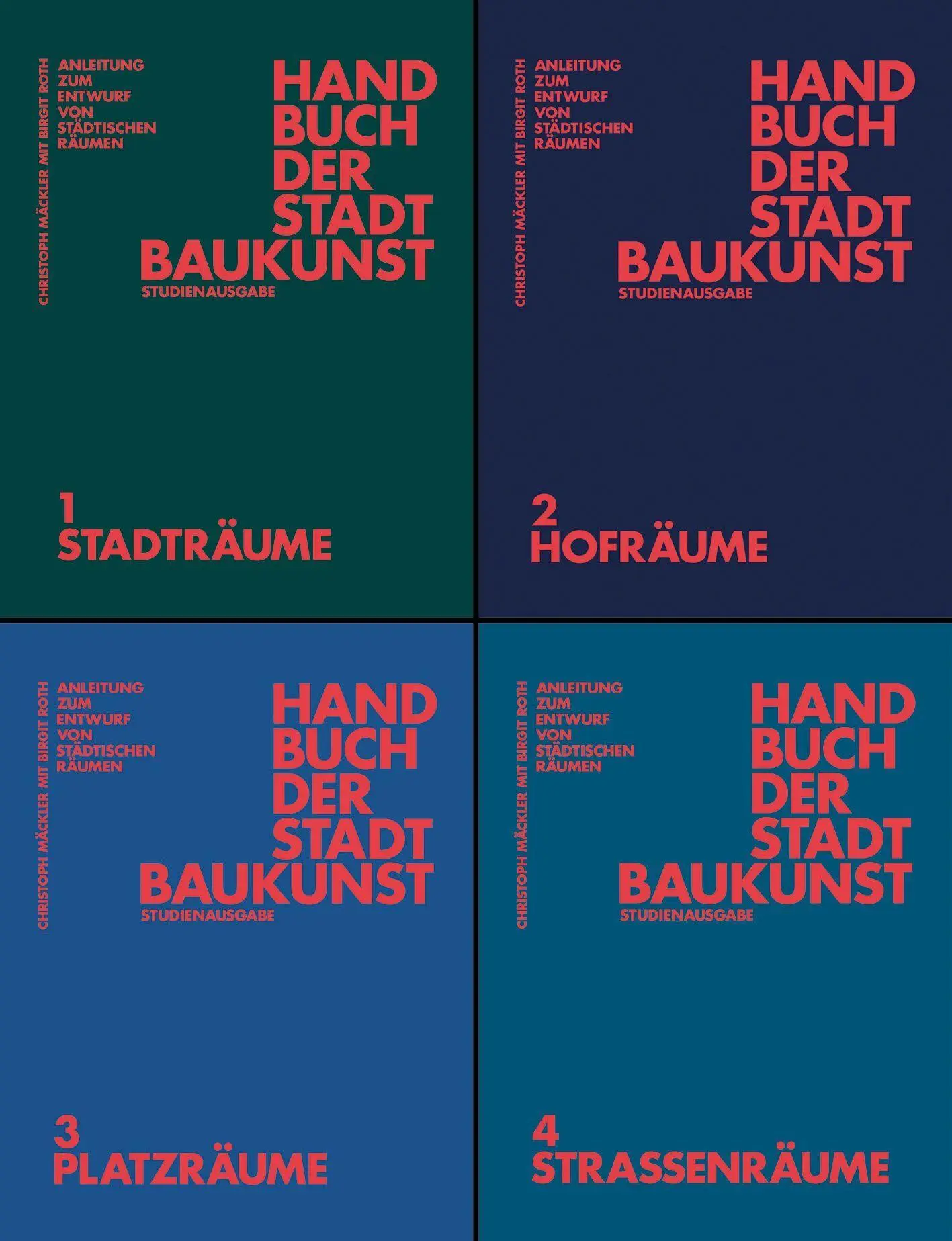 Cover: 9783986120542 | Handbuch der Stadtbaukunst | Studienausgabe | Mäckler (u. a.) | Buch Cover: 9783986120542 | Handbuch der Stadtbaukunst | Studienausgabe | Mäckler (u. a.) | Buch