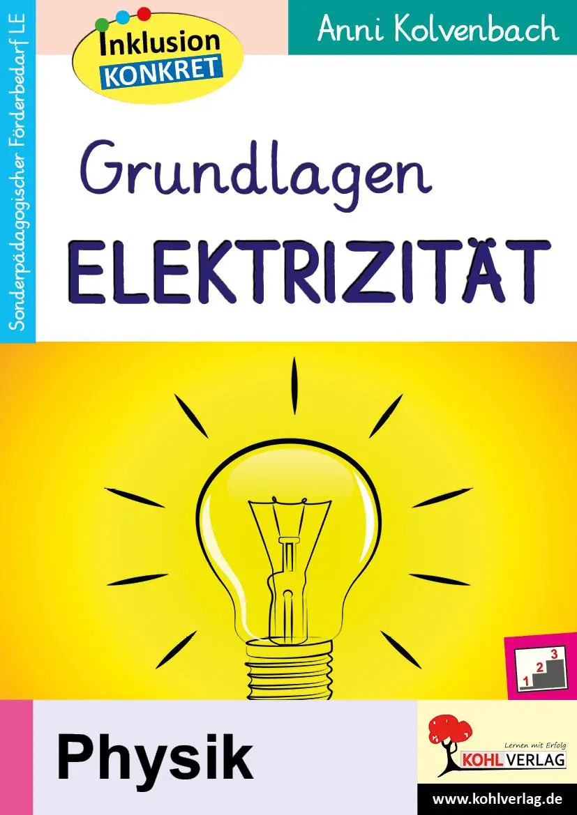 Cover: 9783988410542 | Grundlagen Elektrizität | Sonderpädagogisches Fördermaterial (LE)