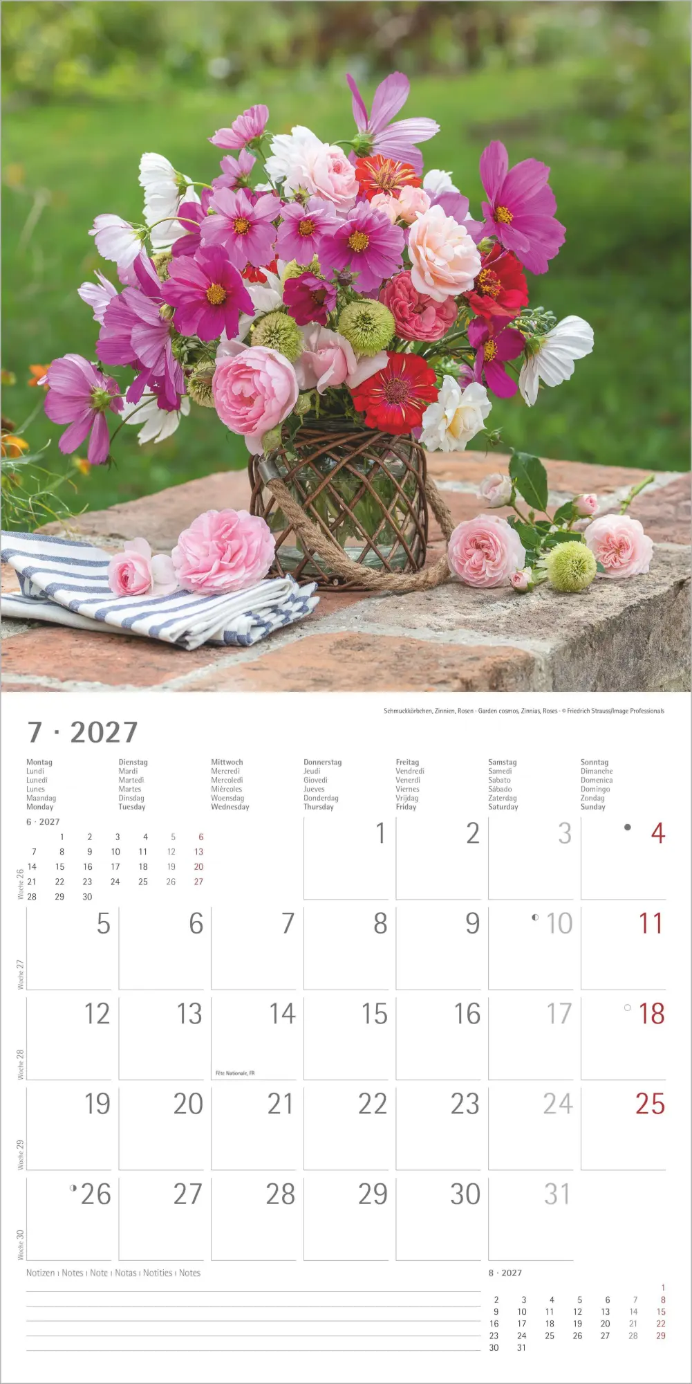 Bild: 4069095010642 | Blumenträume 2027 | Neumann Verlage GmbH &amp; Co KG | Kalender | 14 S.