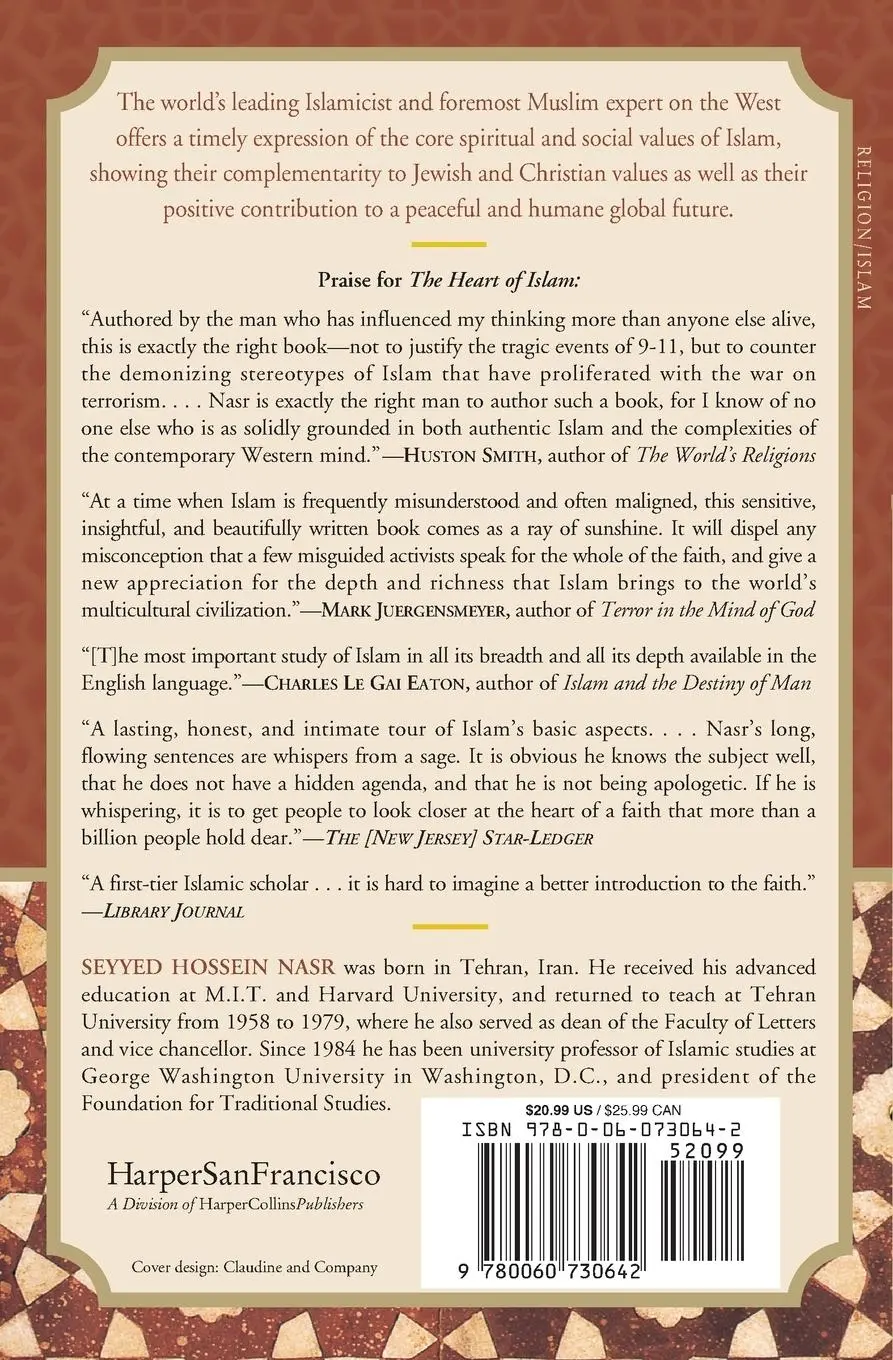 Rückseite: 9780060730642 | The Heart of Islam | Enduring Values for Humanity | Nasr | Taschenbuch