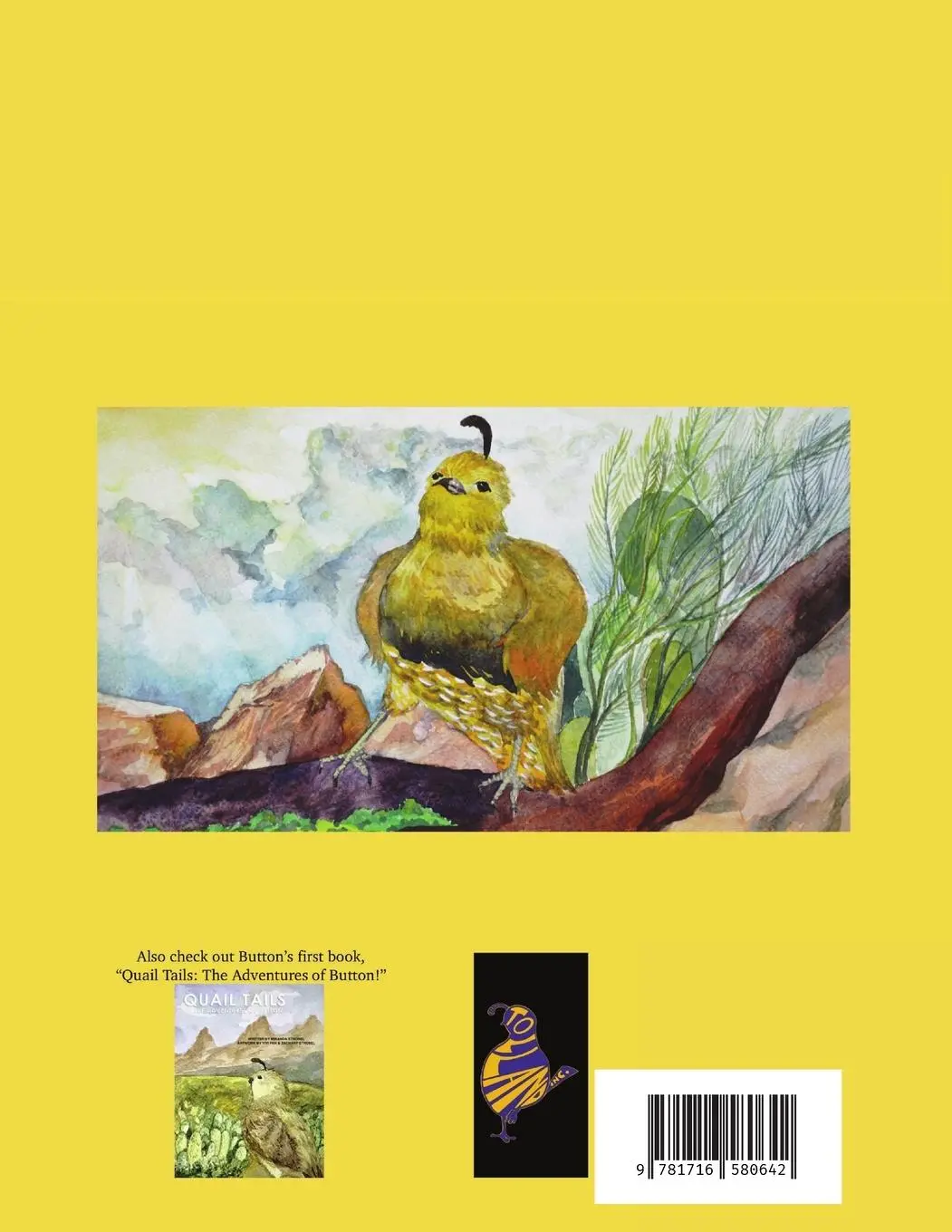 Rückseite: 9781716580642 | Quail Tails | The Adventures of Button; Button's Surprise | Buch