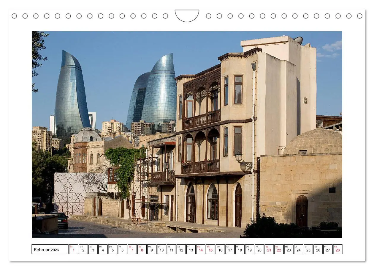 Bild: 9783457760642 | Baku - Erdöl, Sozialismus und Welterbe (Wandkalender 2026 DIN A4...