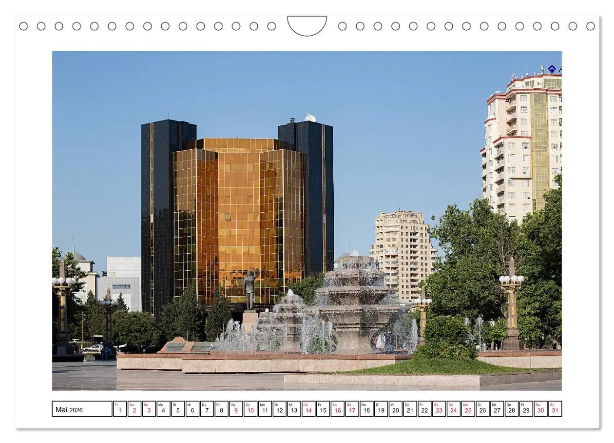 Bild: 9783457760642 | Baku - Erdöl, Sozialismus und Welterbe (Wandkalender 2026 DIN A4...