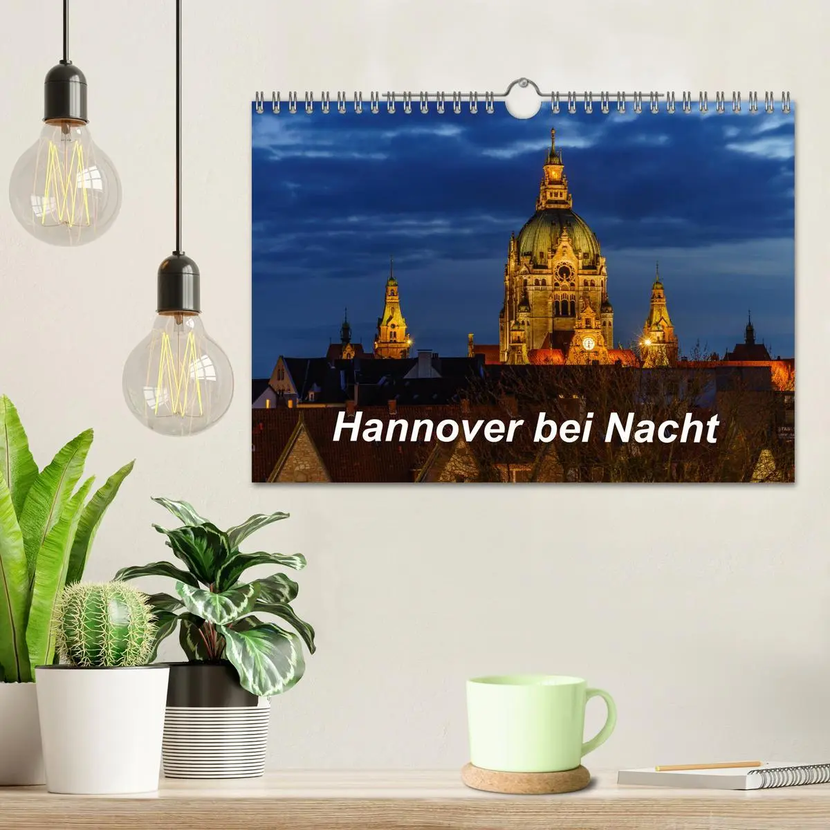 Bild: 9783457900642 | Hannover bei Nacht 2026 (Wandkalender 2026 DIN A4 quer), CALVENDO...