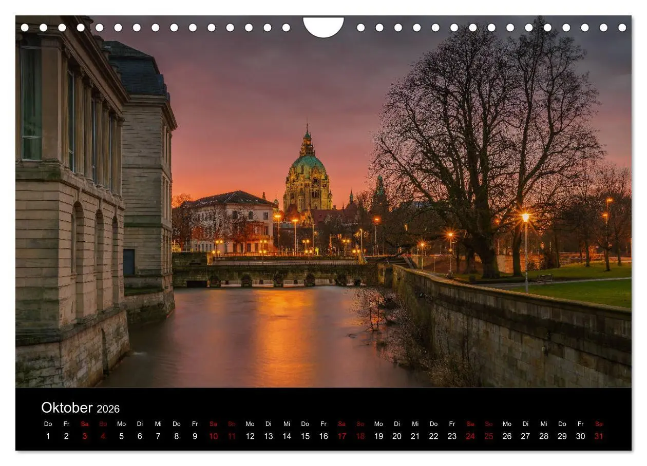 Bild: 9783457900642 | Hannover bei Nacht 2026 (Wandkalender 2026 DIN A4 quer), CALVENDO...