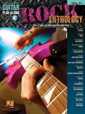 Cover: 9781423430742 | Rock Anthology Guitar Play-Along Volume 81 Book/Online Audio | Corp