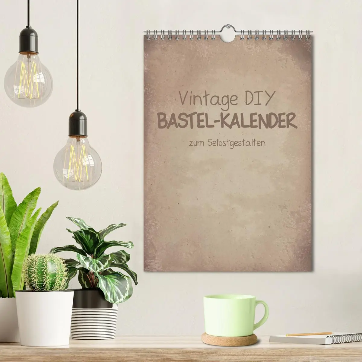 Bild: 9783516390742 | Vintage DIY Bastel-Kalender -Hochformat- (Wandkalender 2026 DIN A4...