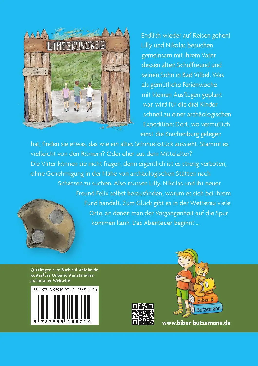 Rückseite: 9783959160742 | Abenteuer zwischen Taunus und Wetterau | Marsha Kömpel | Buch | 128 S.