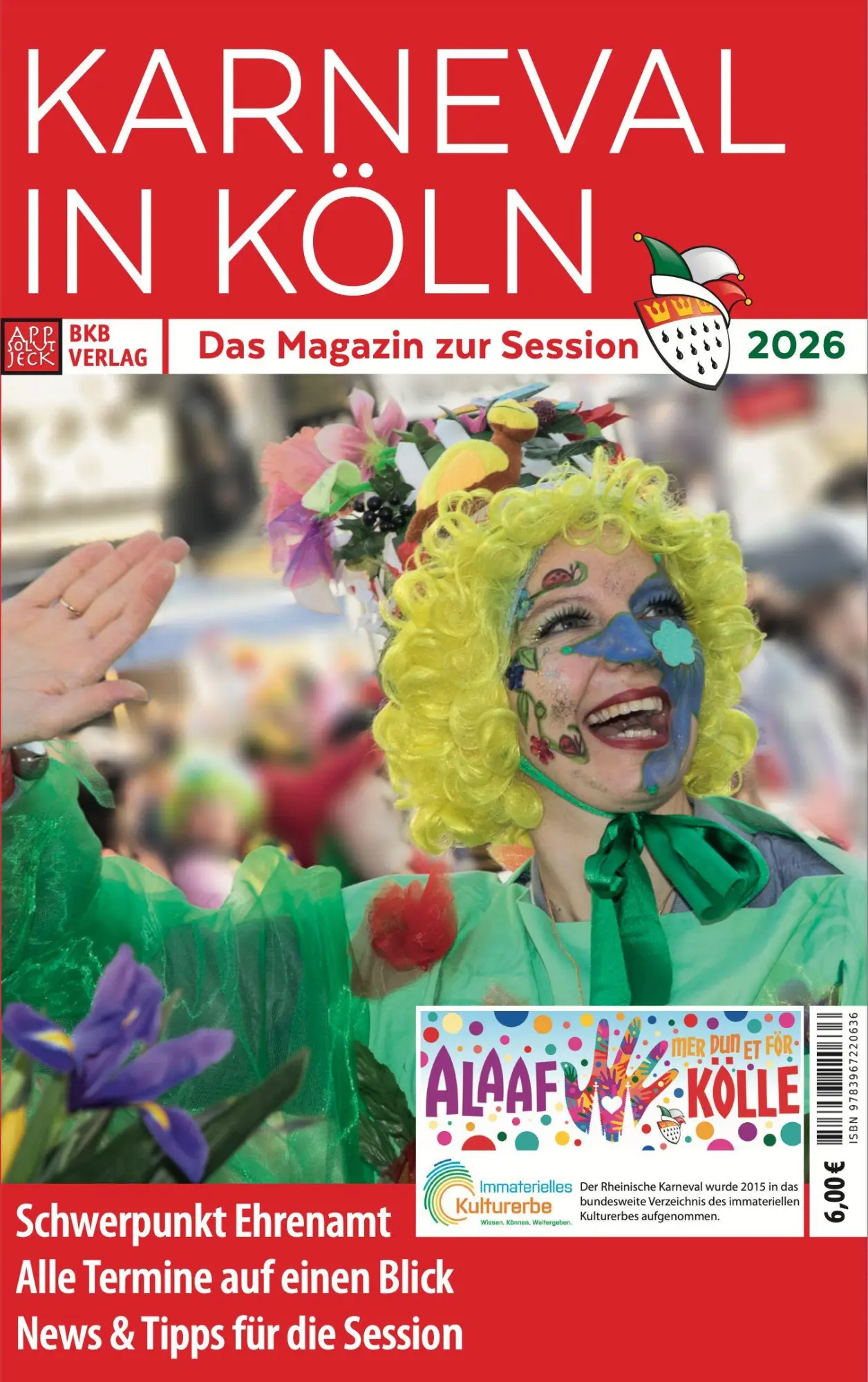 Cover: 9783967220742 | Karneval in Köln 2026 | Das Magazin zur Session | Hintzen-Bohlen
