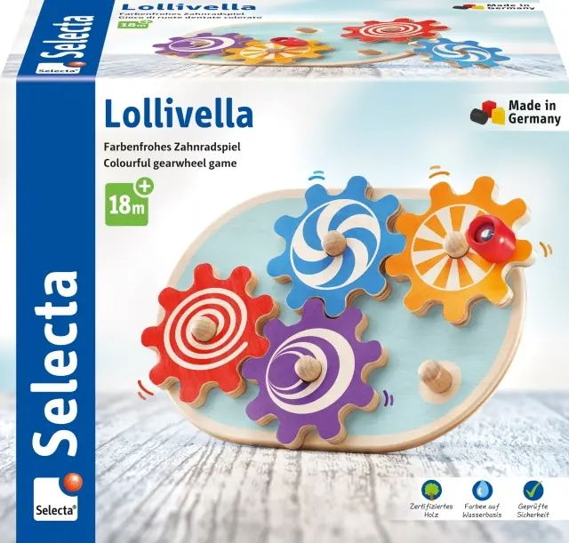 Bild: 4060848620842 | Selecta Lollivella, Zahnradspiel, 17,5 cm | Spiel | 62084 | 2022