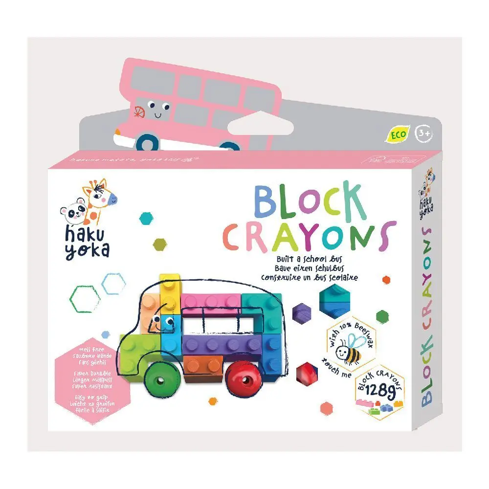 Cover: 6920773330842 | HAKUYOKA - Block-Wachsmalkreiden Schulbus | 6303084 | 2024 | HAKUYOKA