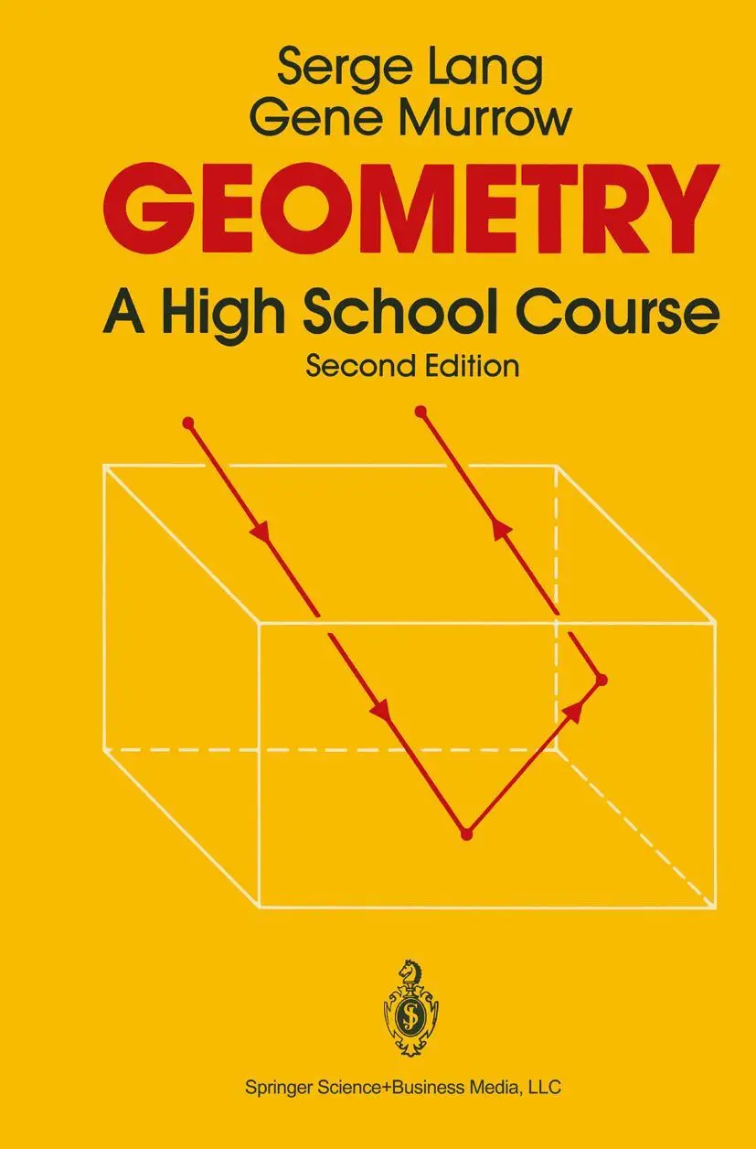 Cover: 9781441930842 | Geometry | A High School Course | Gene Murrow (u. a.) | Taschenbuch Cover: 9781441930842 | Geometry | A High School Course | Gene Murrow (u. a.) | Taschenbuch