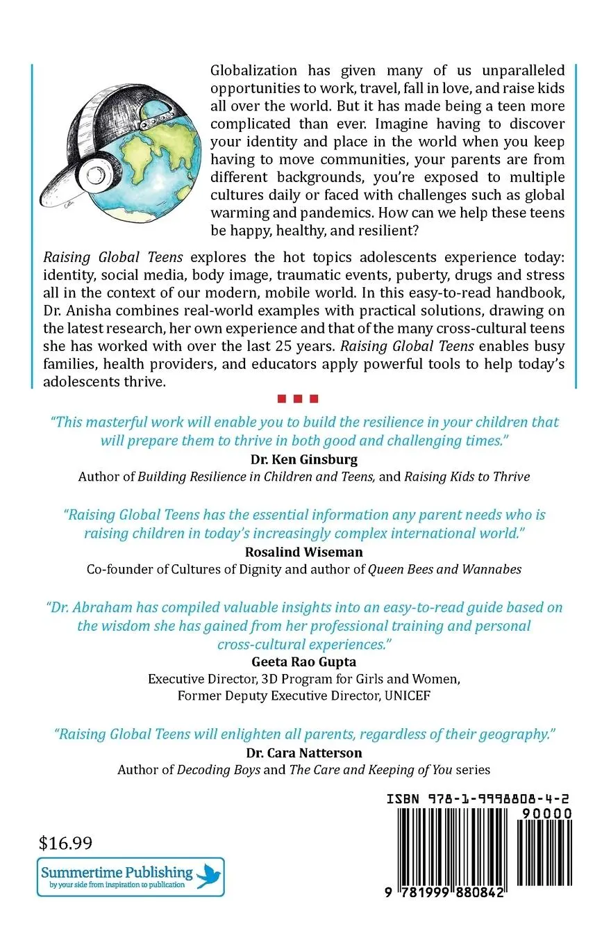 Rückseite: 9781999880842 | Raising Global Teens | Anisha Abraham | Taschenbuch | Englisch | 2020