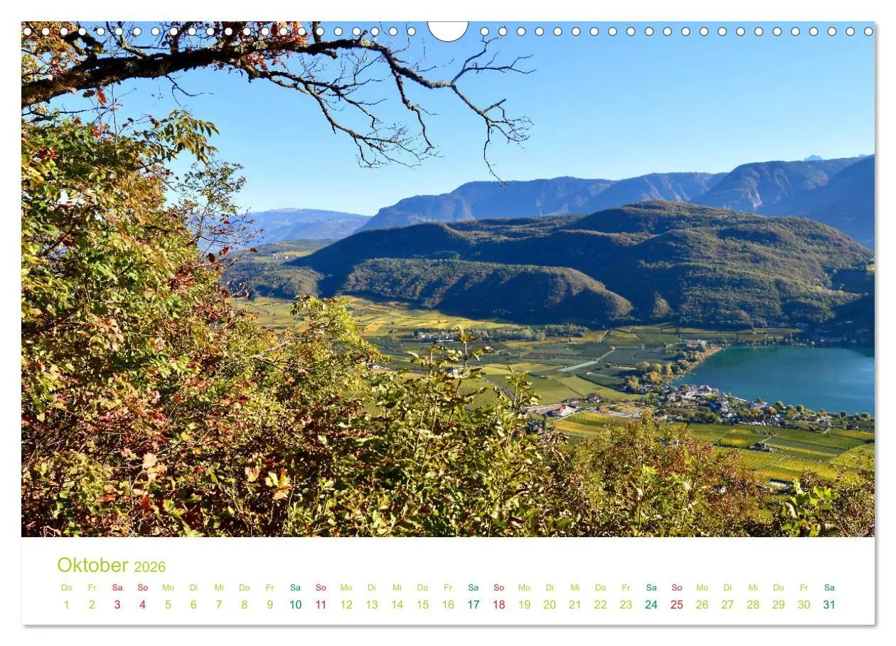 Bild: 9783457740842 | Der Kalterer See - Schönheit in Südtirols Süden (Wandkalender 2026...