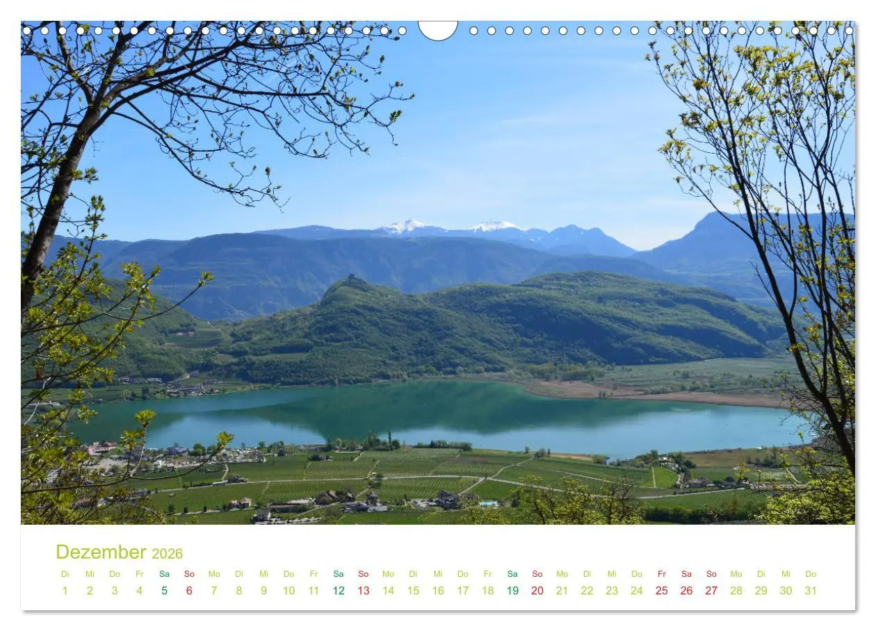 Bild: 9783457740842 | Der Kalterer See - Schönheit in Südtirols Süden (Wandkalender 2026...
