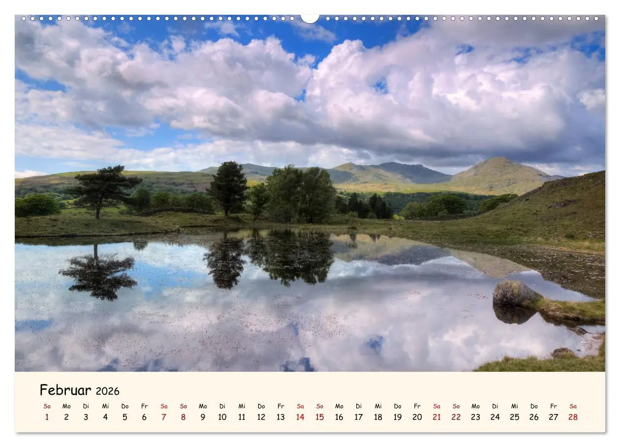 Bild: 9783457810842 | Lake District England (Wandkalender 2026 DIN A2 quer), CALVENDO...