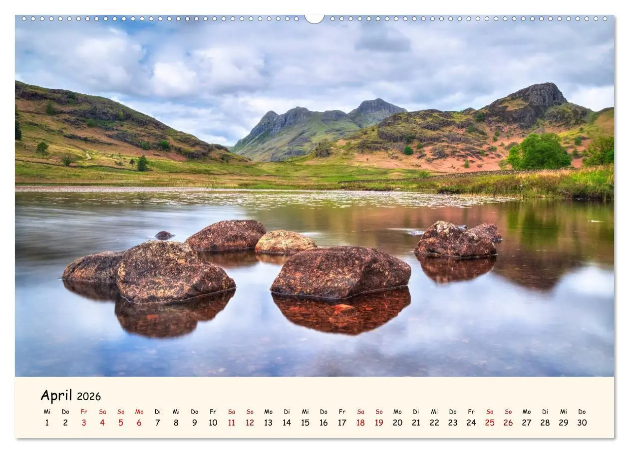 Bild: 9783457810842 | Lake District England (Wandkalender 2026 DIN A2 quer), CALVENDO...