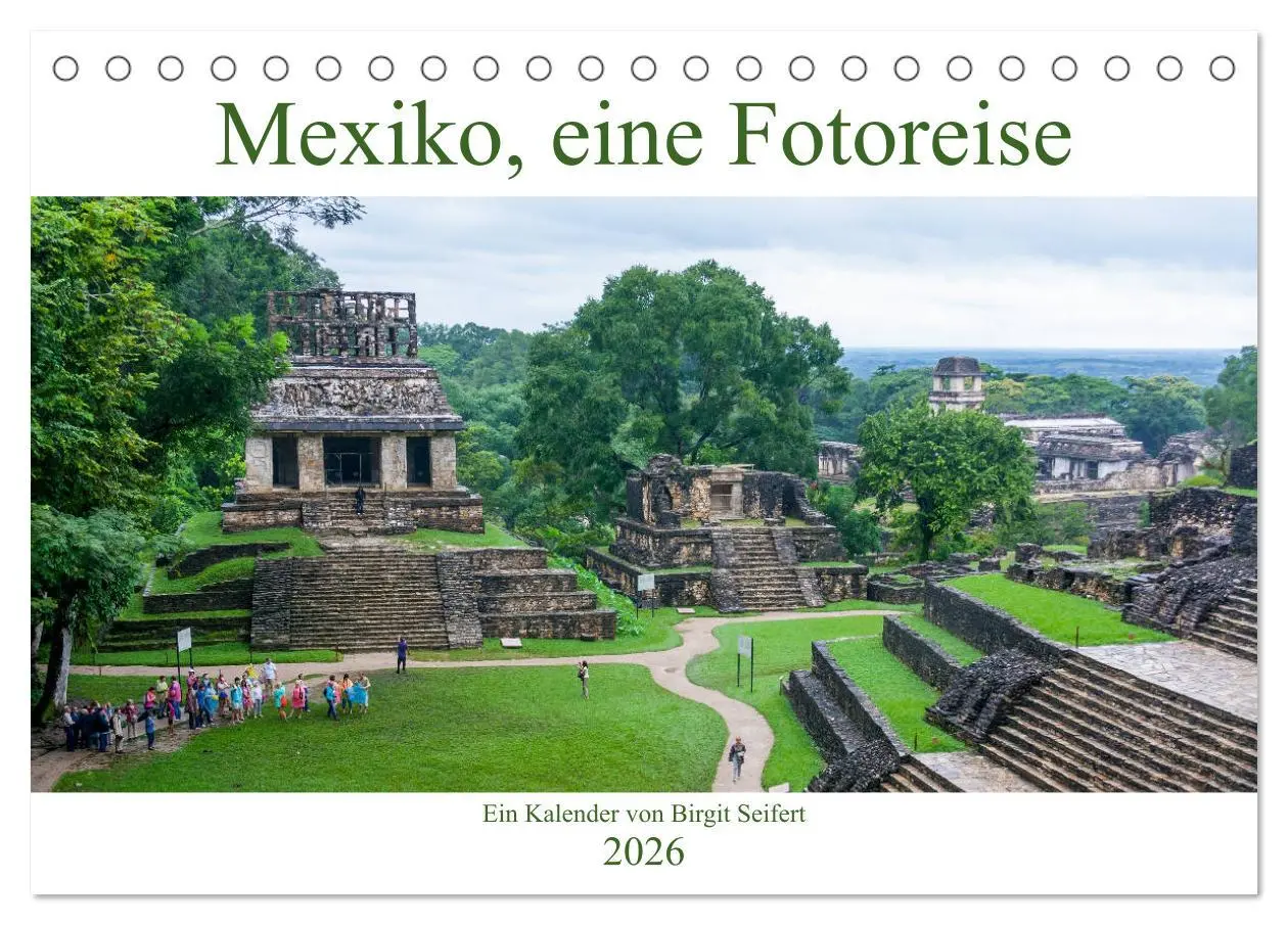 Cover: 9783516070842 | Mexiko, eine Fotoreise (Tischkalender 2026 DIN A5 quer), CALVENDO...