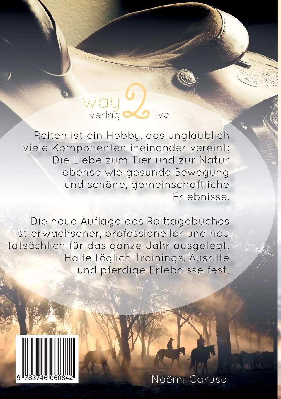 Rückseite: 9783746060842 | Mein Reittagebuch - XXL Edition | Mit meinem Pferd durchs ganze Jahr