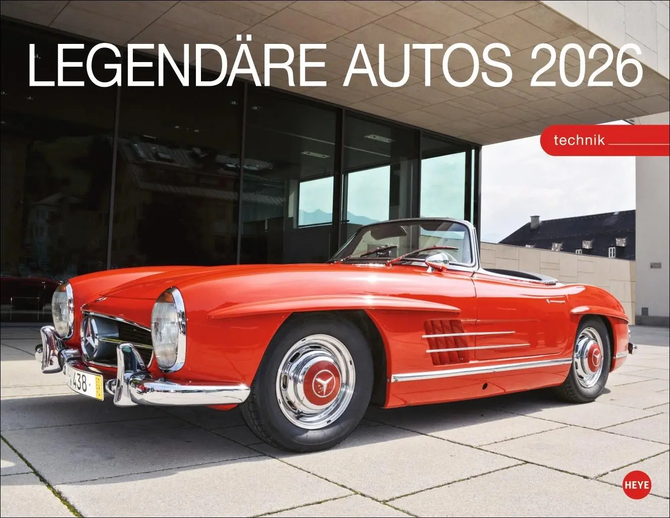 Cover: 9783756410842 | Legendäre Autos Posterkalender 2026 | Heye | Kalender | Spiralbindung
