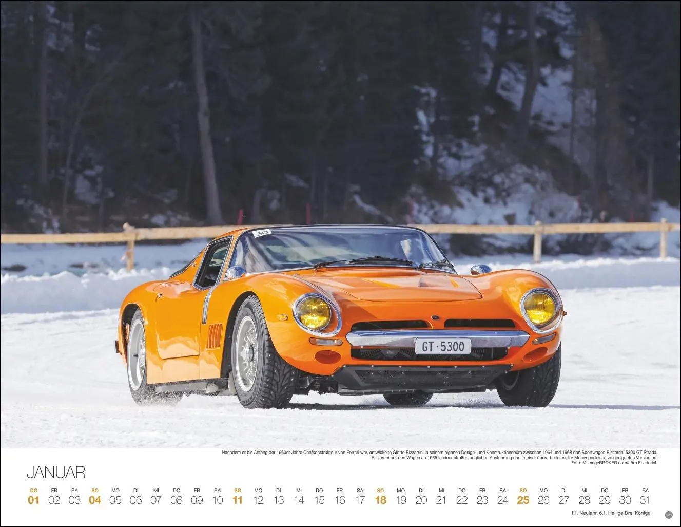 Bild: 9783756410842 | Legendäre Autos Posterkalender 2026 | Heye | Kalender | Spiralbindung