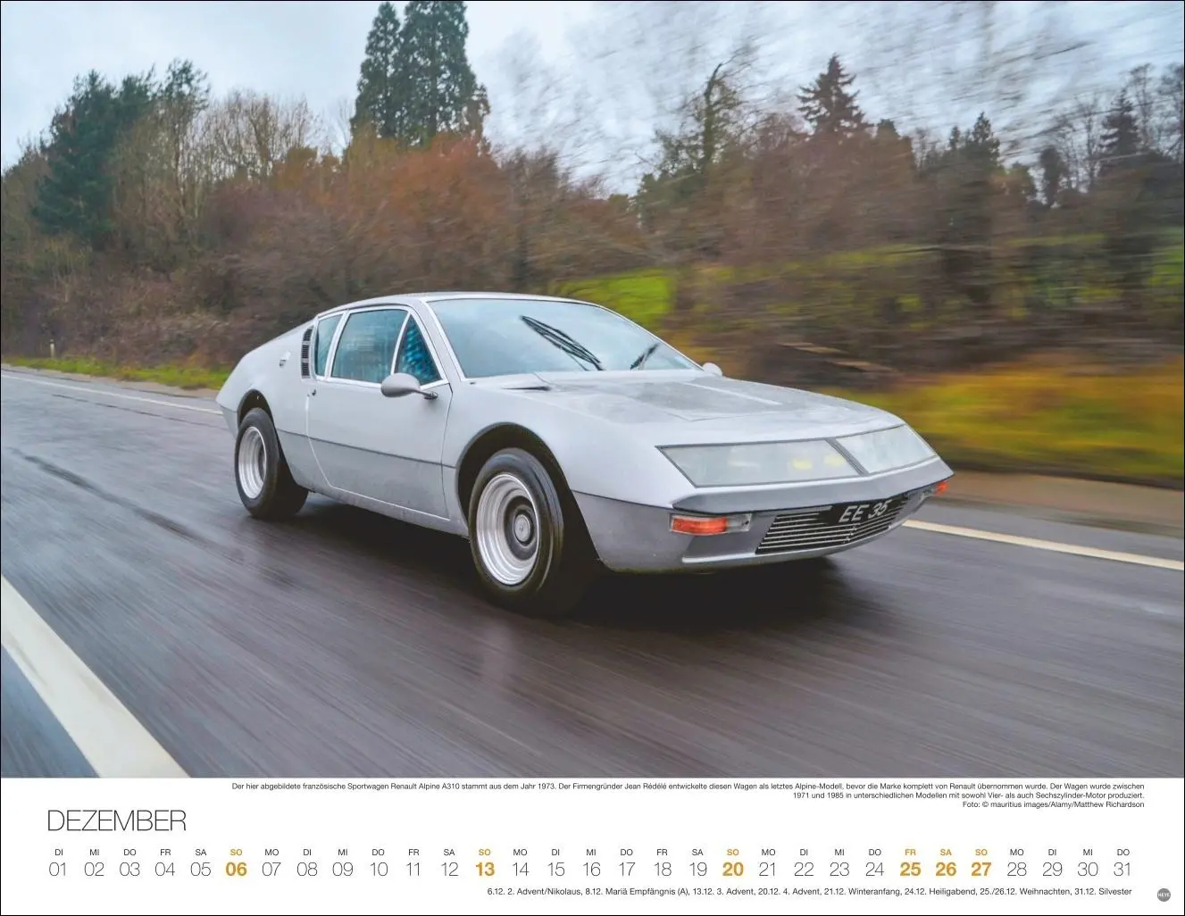 Bild: 9783756410842 | Legendäre Autos Posterkalender 2026 | Heye | Kalender | Spiralbindung