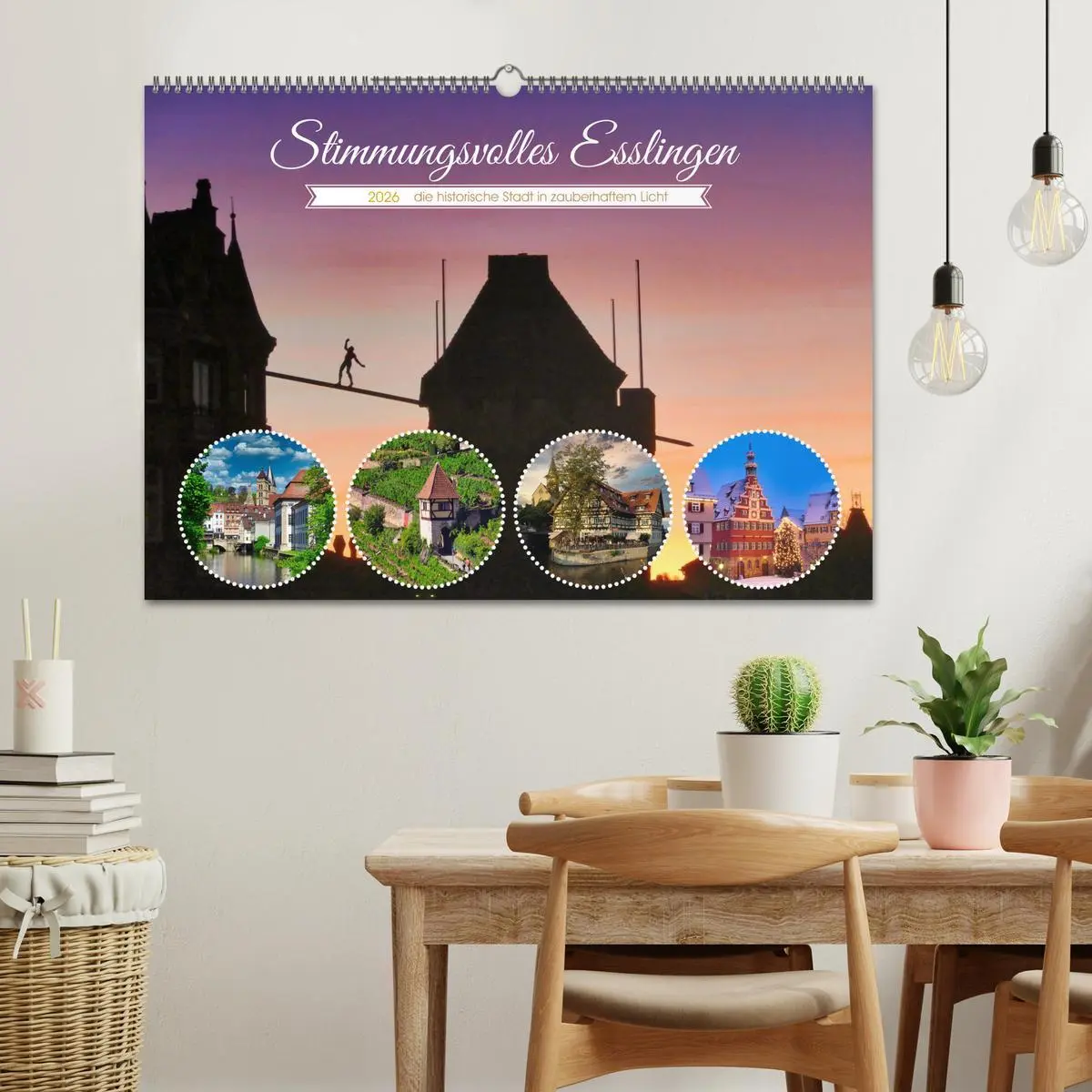 Bild: 9783457590942 | Stimmungsvolles Esslingen (Wandkalender 2026 DIN A2 quer), CALVENDO...