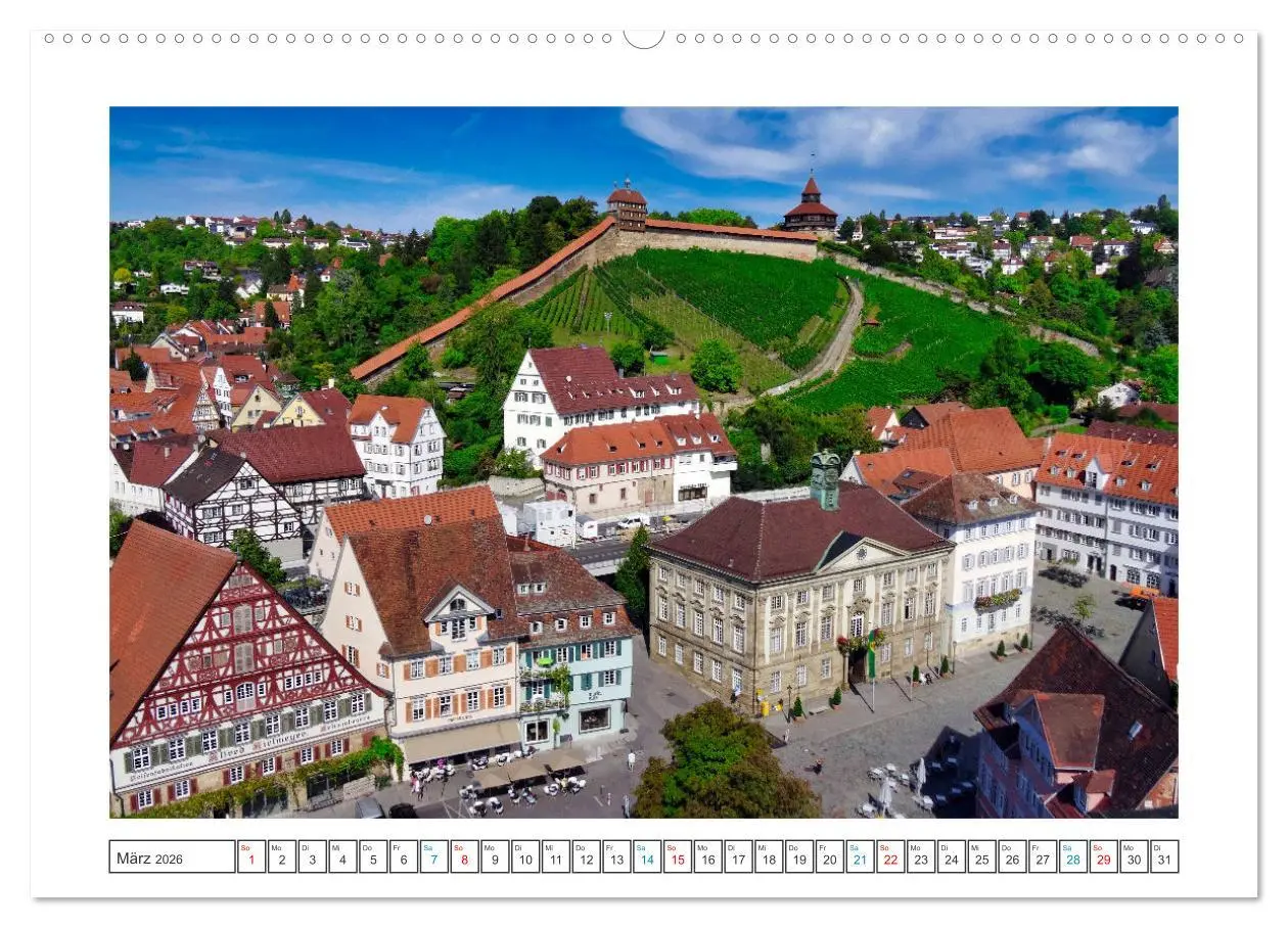 Bild: 9783457590942 | Stimmungsvolles Esslingen (Wandkalender 2026 DIN A2 quer), CALVENDO...