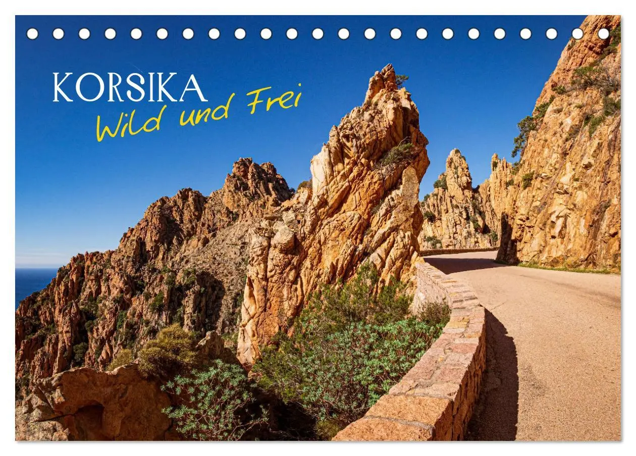 Cover: 9783457800942 | Korsika Wild und Frei (Tischkalender 2026 DIN A5 quer), CALVENDO...
