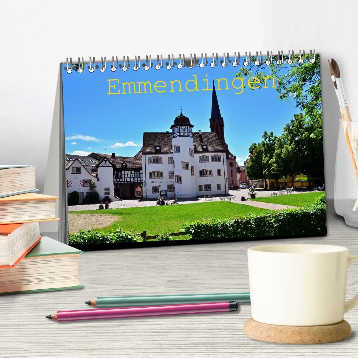 Bild: 9783516060942 | Emmendingen (Tischkalender 2026 DIN A5 quer), CALVENDO Monatskalender