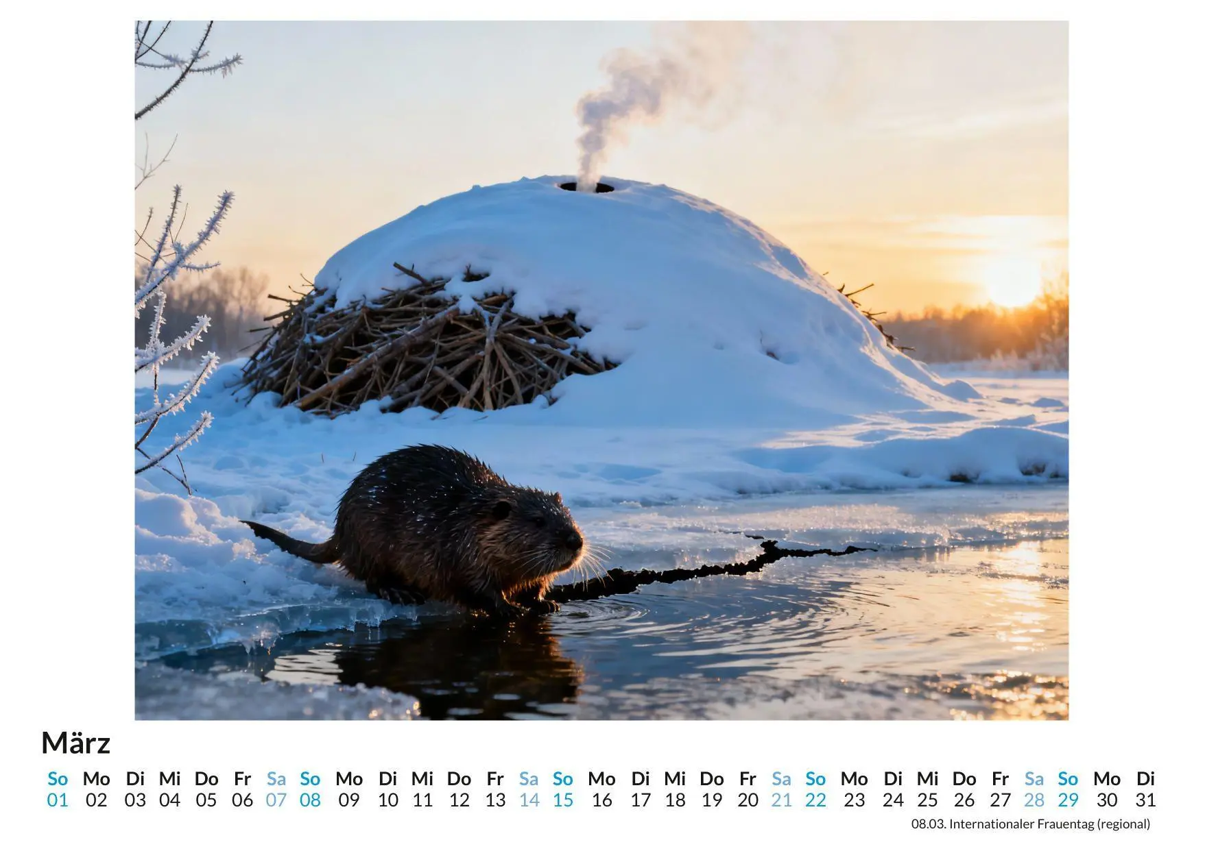 Bild: 9783695330942 | Biber | Tim Meier | Kalender | Deutsch | 2026 | FlipFlop