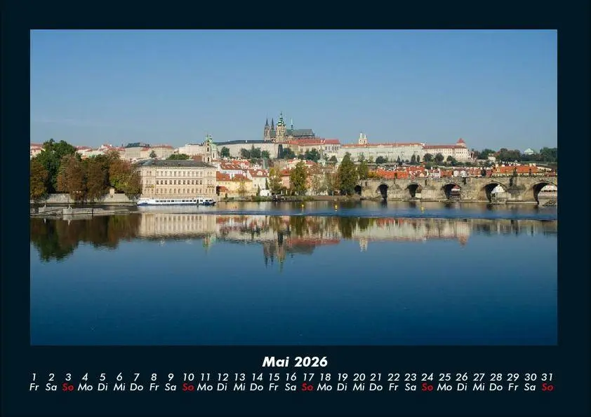 Bild: 9783695400942 | Prag 2026 Fotokalender DIN A4 | Tobias Becker | Kalender | Deutsch