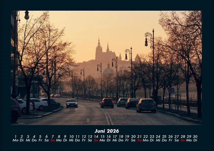 Bild: 9783695400942 | Prag 2026 Fotokalender DIN A4 | Tobias Becker | Kalender | Deutsch