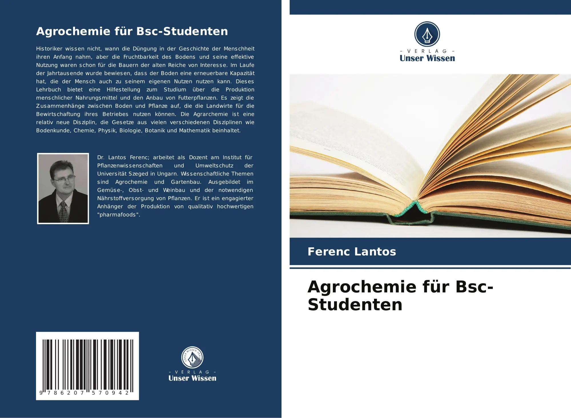 Cover: 9786207570942 | Agrochemie für Bsc-Studenten | Ferenc Lantos | Taschenbuch | Paperback