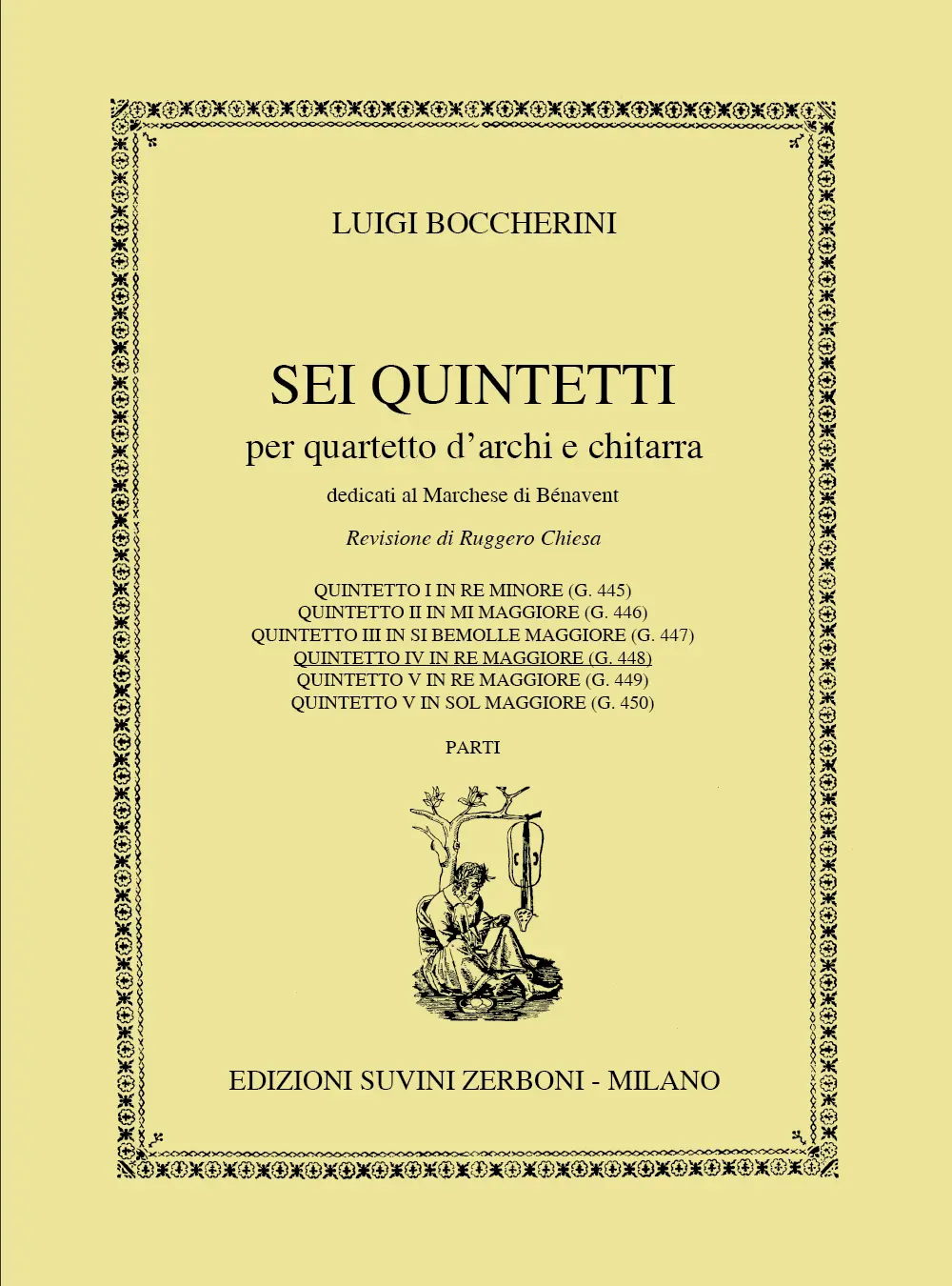 Quintet No.4 D-major G.448 ( Fandango )