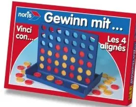 Cover: 4000826091042 | Gewinn mit 4 | Spieleranzahl: 2, Spieldauer (Min.): 10, Kinderspiel
