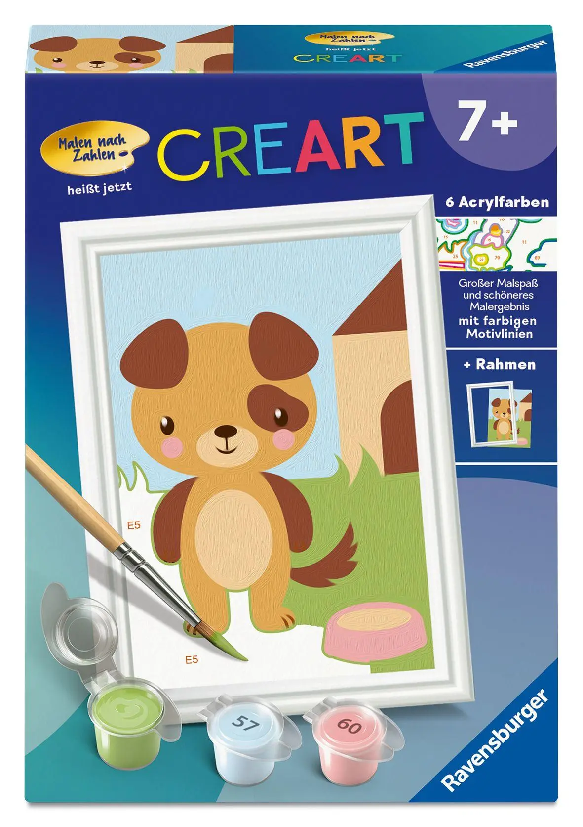 Cover: 4005555231042 | CreArt, Malen nach Zahlen Kinder - Süßer Hund | Spiel | Deutsch | 2026
