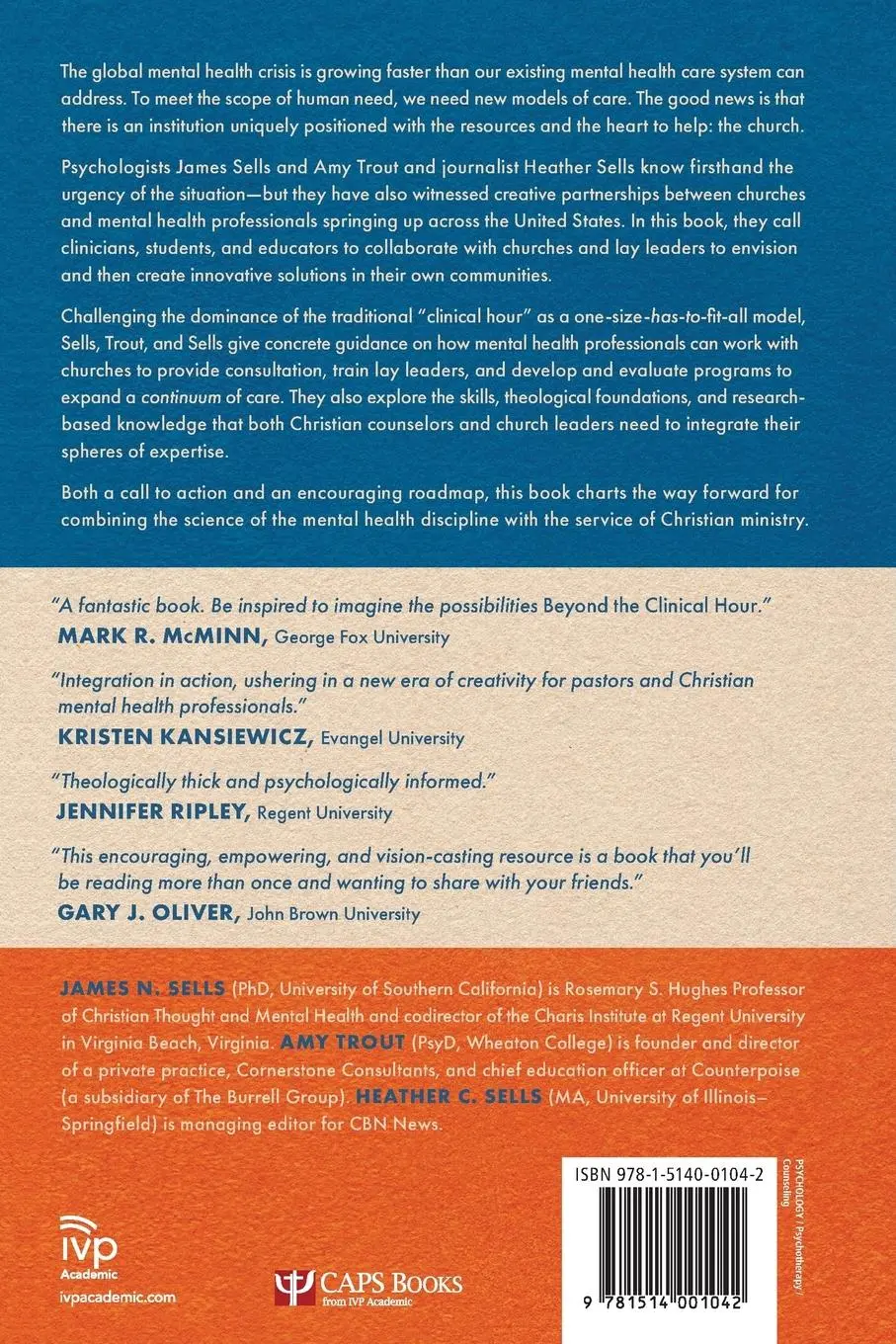Rückseite: 9781514001042 | Beyond the Clinical Hour | James N. Sells (u. a.) | Taschenbuch | 2024