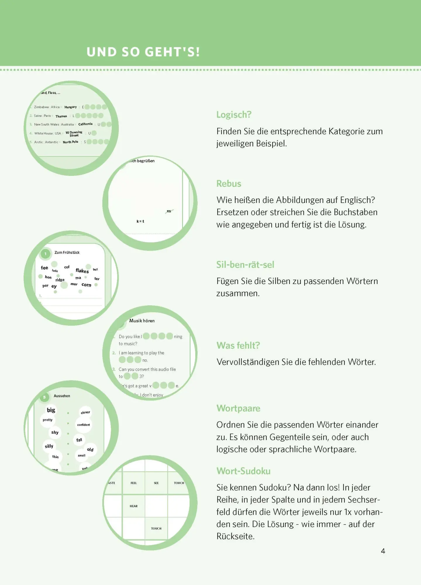 Bild: 9783125661042 | PONS Sprachrätsel Englisch | Taschenbuch | PONS Sprachrätsel | 176 S.