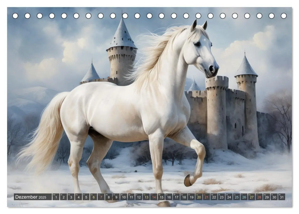 Bild: 9783457171042 | Schöne wilde Mustangs (Tischkalender 2025 DIN A5 quer), CALVENDO...