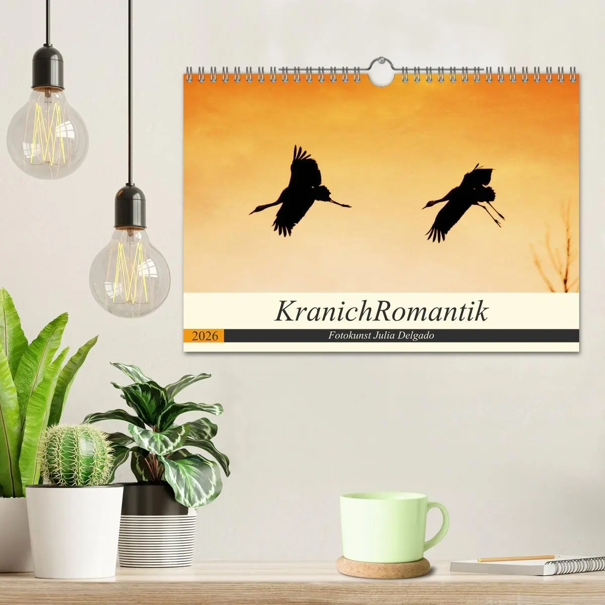 Bild: 9783457931042 | KranichRomantik (Wandkalender 2026 DIN A4 quer), CALVENDO...