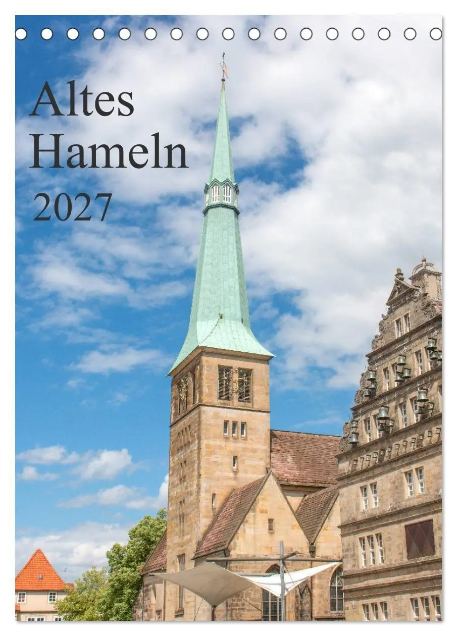 Cover: 9783569421042 | Altes Hameln (Tischkalender 2027 DIN A5 hoch), CALVENDO Monatskalender