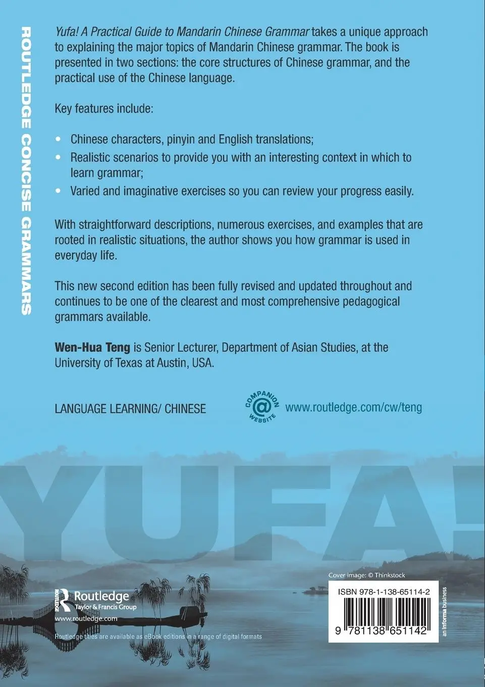 Rückseite: 9781138651142 | Yufa! A Practical Guide to Mandarin Chinese Grammar | Wen-Hua Teng