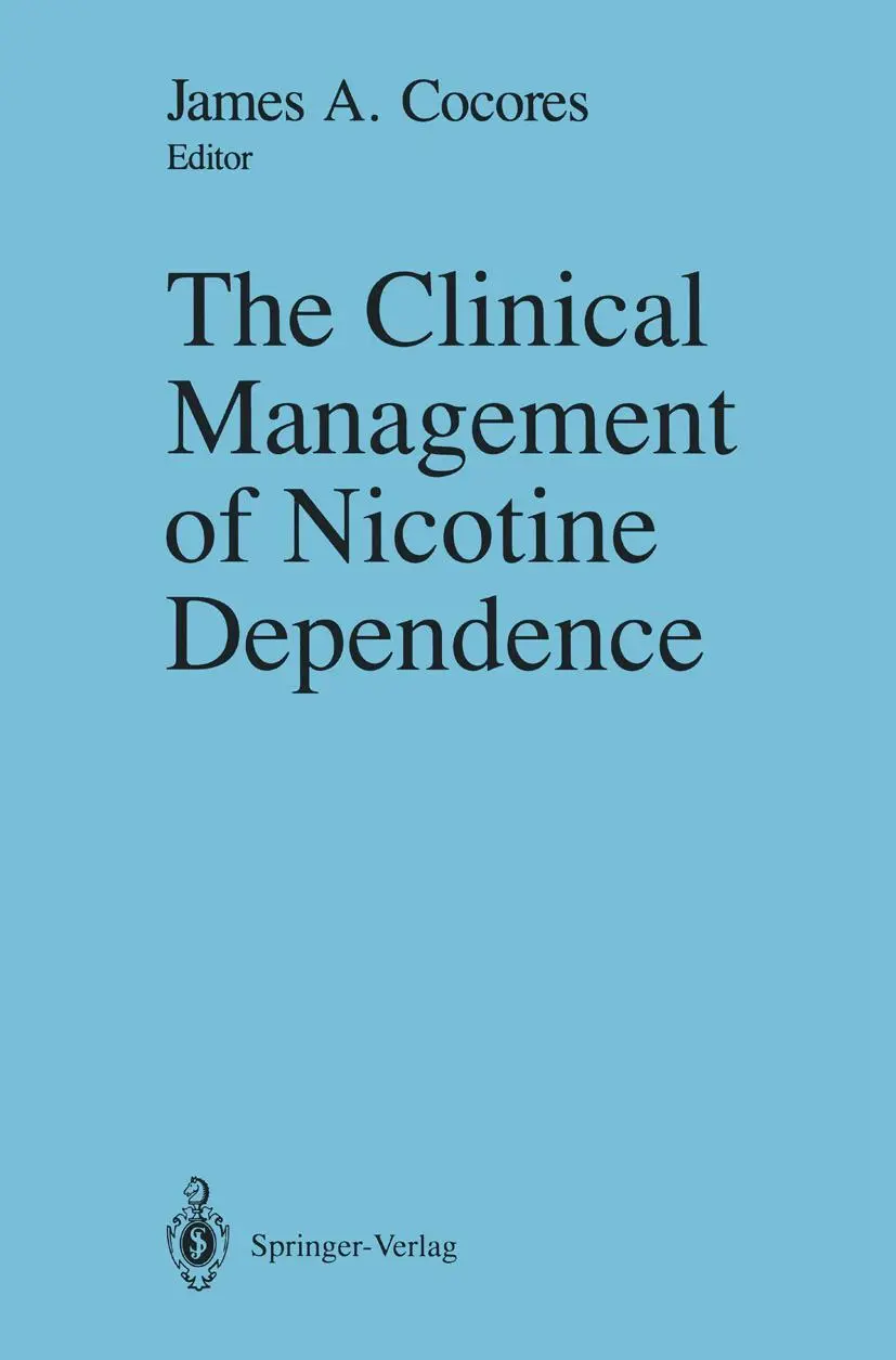 Cover: 9781461391142 | The Clinical Management of Nicotine Dependence | James A. Cocores | xv