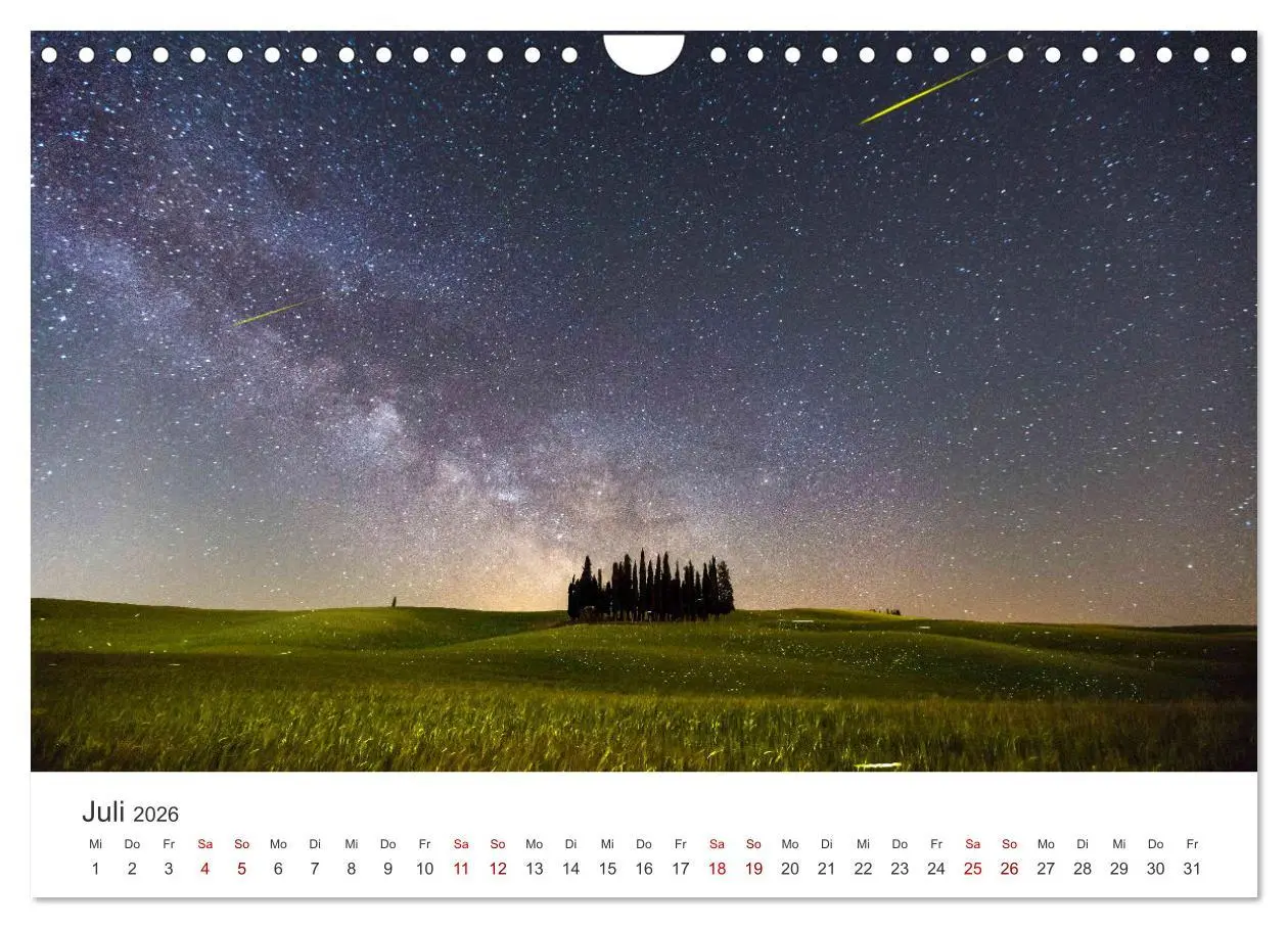 Bild: 9783457541142 | Traumziel Toskana (Wandkalender 2026 DIN A4 quer), CALVENDO...