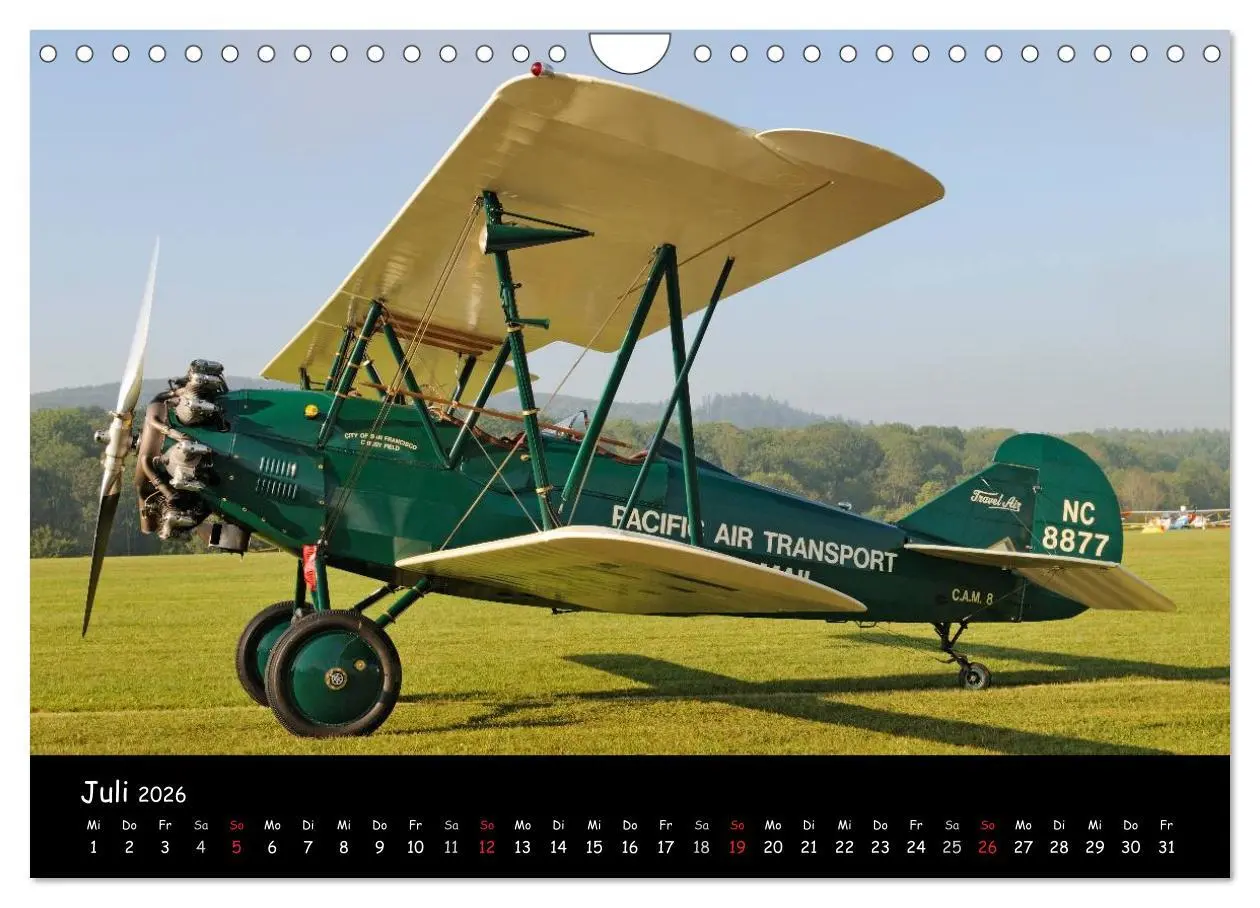 Bild: 9783516181142 | Doppeldecker - Veteranen der Lüfte (Wandkalender 2026 DIN A4 quer),...