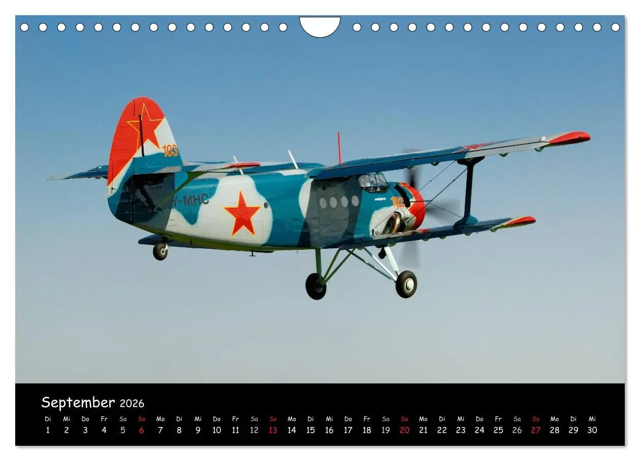 Bild: 9783516181142 | Doppeldecker - Veteranen der Lüfte (Wandkalender 2026 DIN A4 quer),...